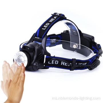 10W Headlamp Sensor yang Boleh Diisi USB Tinggi USB